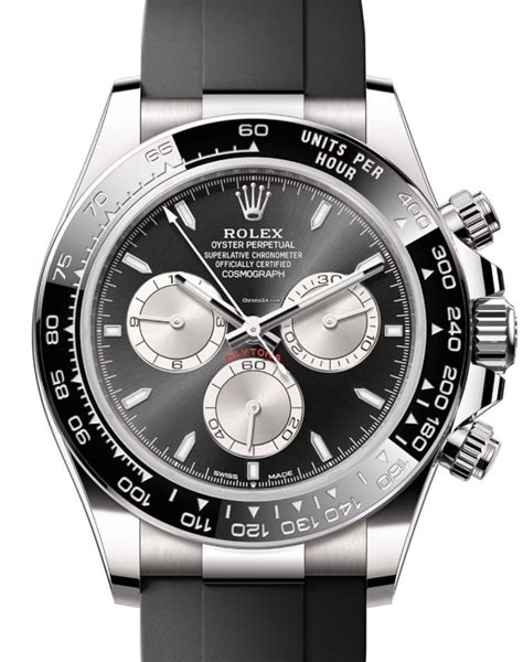 rolex daytona white gold|daytona white gold oysterflex 2023.